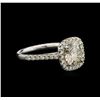 Image 2 : 1.89ctw Diamond Ring - 18KT White Gold