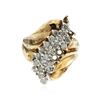 Image 1 : 10KT Yellow Gold 0.95ctw Diamond Ring