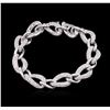 Image 1 : 14KT White Gold 2.16ctw Diamond Bracelet