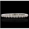 Image 1 : 14KT White Gold 0.70ctw Diamond Ring