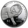 Image 2 : 2015-W U.S. March of Dimes $1 Silver Commem Proof (w/Box & COA)