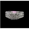 Image 1 : 1.10ctw Diamond Ring - 14KT White Gold