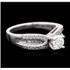 Image 2 : Silver 0.75ctw Diamond Ring