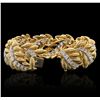 Image 3 : 18KT Yellow and White Gold 8.91ctw Diamond Bracelet