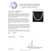 Image 3 : Tahitian Cultured Pearl Necklace with 14KT White Gold Diamond Ball Clasp