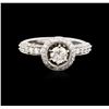 Image 1 : 14KT White Gold 1.61ctw Diamond Ring