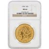 Image 1 : 1904 NGC MS64 $20 Liberty Head Double Eagle Gold Coin