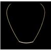 Image 1 : 14KT Yellow Gold 0.84ctw Diamond Necklace