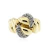 Image 1 : 18KT Two-Tone Gold 0.43ctw Diamond Ring