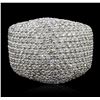 Image 1 : 14KT White Gold 3.68ctw Diamond Ring
