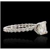 Image 2 : 14KT White Gold 2.74ctw Diamond Ring