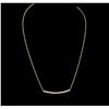 Image 1 : 14KT Yellow Gold 0.84ctw Diamond Necklace