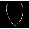 Image 1 : 14KT Yellow Gold 32.94ctw Rough Diamond Necklace With Charm