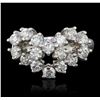 Image 1 : 14KT White Gold 1.50ctw Diamond Ring