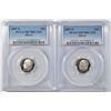 Image 1 : (2) 2007-S SILVER ROOSEVELT DIMES PCGS PR-70 DCAM