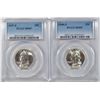 Image 1 : 1946-S & 1947-S WASHINGTON QUARTERS, PCGS MS-65
