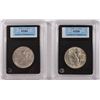 Image 2 : ( 2 ) CCGS GRADED WALKING LIBERTY HALF DOLLARS: 1934-D XF-45 & 1935 MS-62