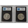 Image 1 : ( 2 ) CCGS GRADED WALKING LIBERTY HALF DOLLARS: 1935-D XF-45 & 1935-S XF-45