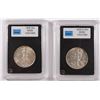 Image 1 : ( 2 ) CCGS GRADED WALKING LIBERTY HALF DOLLARS: 1936 MS-62 & 1936-D MS-60