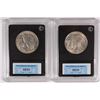 Image 2 : ( 2 ) CCGS GRADED WALKING LIBERTY HALF DOLLARS: 1936 MS-62 & 1936-D MS-60
