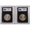 Image 1 : ( 2 ) CCGS GRADED WALKING LIBERTY HALF DOLLARS: 1937-D XF-45 & 1939 MS-62