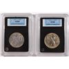 Image 2 : ( 2 ) CCGS GRADED WALKING LIBERTY HALF DOLLARS: 1939 AU-50 & 1939-S AU-53