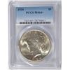 Image 1 : 1924 PEACE DOLLAR PCGS MS-64+