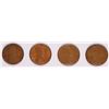 Image 1 : (4) 1909 VDB LINCOLN CENTS
