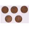 Image 1 : (5) 1911-S LINCOLN CENTS (GRADING SET) (GOOD, VG, FINE, VF, XF)