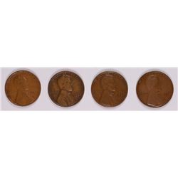 (4) 1924-D LINCOLN CENTS FINE'S