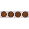 Image 1 : (4) 1924-D LINCOLN CENTS FINE'S