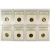 Image 1 : JEFFERSON NICKEL LOT: 8 COINS  3 PROOF 1963, 96-S, 02-S ALL INB PF-70, 5 INB