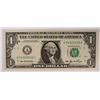 Image 1 : 2006 $1 FRN #A54325432F DOUBLE DESCENDING LADDER SERIAL GEM CU