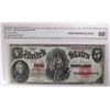 Image 1 : 1907 $5 LEGAL TENDER CGA 66 #E29747043