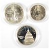 Image 1 : 1986 2 PIECE LIBERTY UNC, HAS ORIG BOX - NO SLEEVE/MISSING CERT & 94 CAPITOL Pf