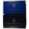 Image 3 : 1986 2 PIECE LIBERTY UNC, HAS ORIG BOX - NO SLEEVE/MISSING CERT & 94 CAPITOL Pf
