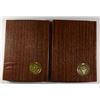 Image 3 : EISENHOWER SILVER PROOF DOLLARS: 1972 & 1973 IN ORIGINAL BOXES