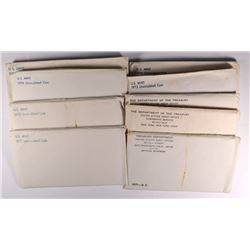 U.S. MINT UNCIRCULATED SETS IN ORIG ENVELOPES: 1971, 2-72, 73, 74, 2-75, 76 & 81