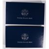 Image 3 : (2) PROOF COMMEM SILVER DOLLARS: 2002 OLYMPICS & 2004 EDISON ORIG BOXES COA