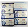 Image 1 : U.S. PROOF SETS IN ORIG BOXES WITH CERTS: 2000, 01, 02, 03, 04, 06 & 2009
