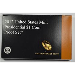2012 U.S. MINT PRESIDENTIAL PROOF SET IN NICE ORIGINAL BOX/CERT