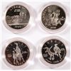 Image 2 : 1995-96 ATLANTA OLYMPICS HALF DOLLAR SET: SWIMMING, SOCCER, BASEBALL BASKETBALL