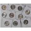 Image 1 : (9) CH BU 1947-S , (1) 1947-D WASHINGTON QUARTERS