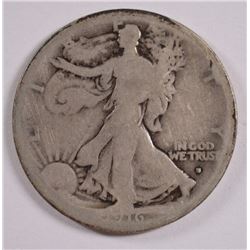 1916-S WALKING LIBERTY HALF DOLLAR AG