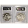 Image 2 : 2002 & 2003 AMERICAN SILVER EAGLES, PCGS MS-69