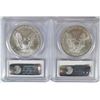 Image 2 : 2004 & 2005 AMERICAN SILVER EAGLES, PCGS MS-69