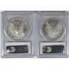 Image 2 : 2005 & 2006 AMERICAN SILVER EAGLES, PCGS MS-69