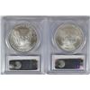 Image 2 : 2006 & 2007 AMERICAN SILVER EAGLES, PCGS MS-69