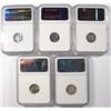Image 2 : NGC GRADED DIMES: 1945-D MS-65, 57 PF-67, 58 PF-65, 58 PF-66 & 1960 PF-65 CAMEO