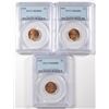 Image 1 : ( 3 ) 1939 LINCOLN CENTS, PCGS MS-66 RED